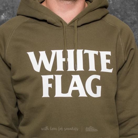 White flag hoodie top