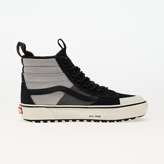 Gray sk8 hi vans sales