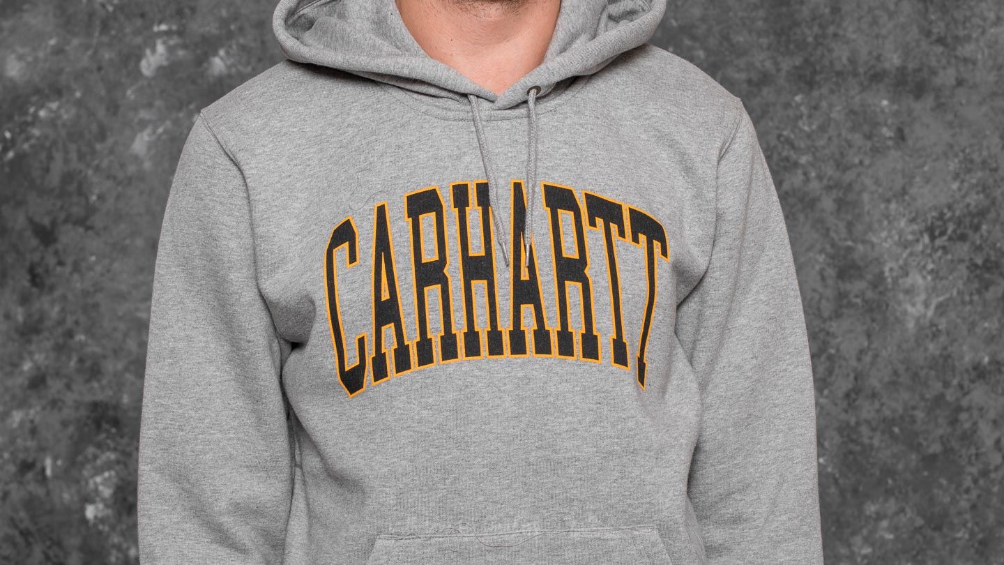 Hoodies and sweatshirts  Carhartt WIP Hooded Division Sweat Grey Heather