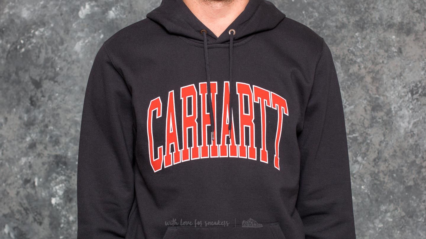 Džemperiai su gobtuvais ir džemperiai Carhartt WIP Hooded Division Sweat Navy
