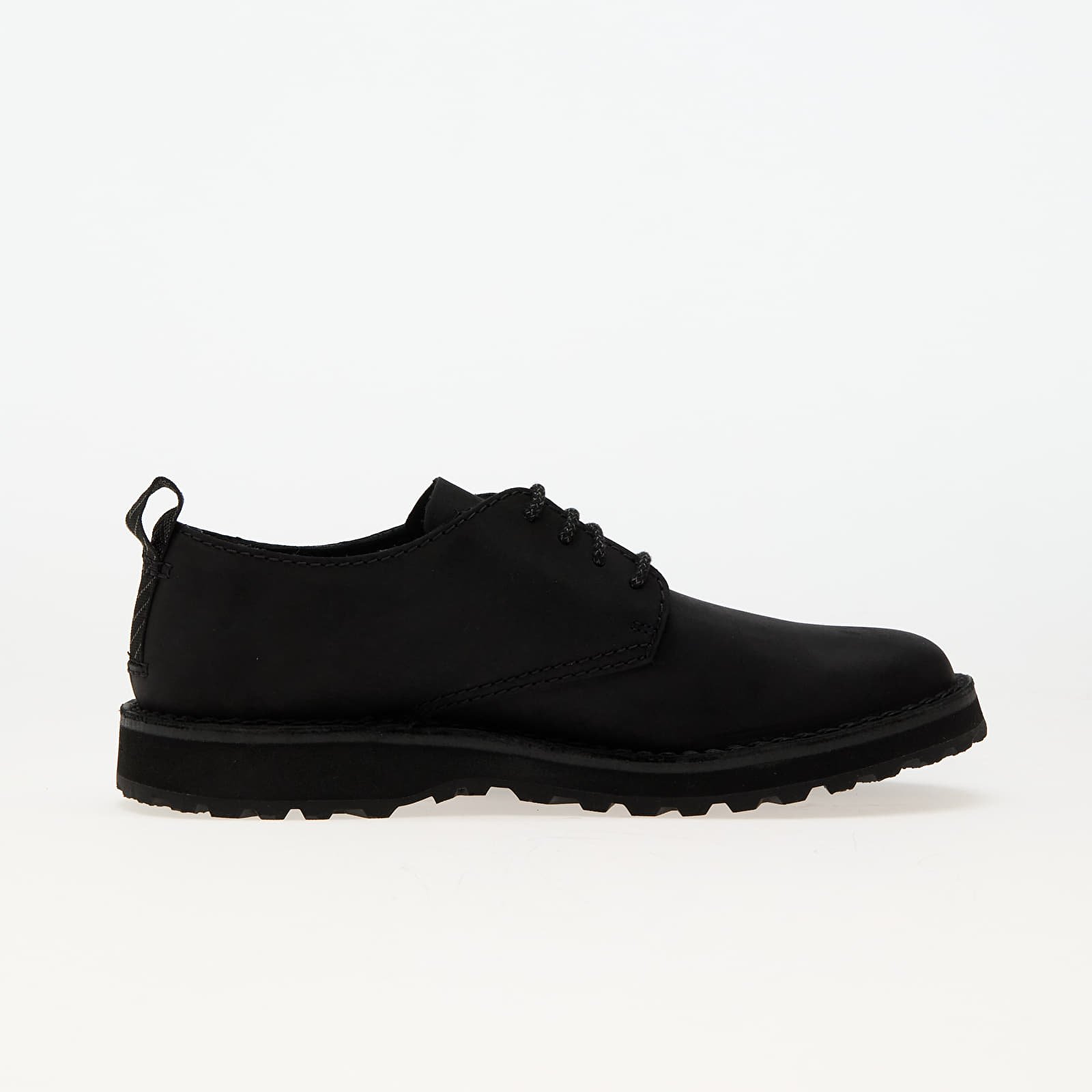 Pánské tenisky a boty Clarks Originals Solsbury Lace Black Leather