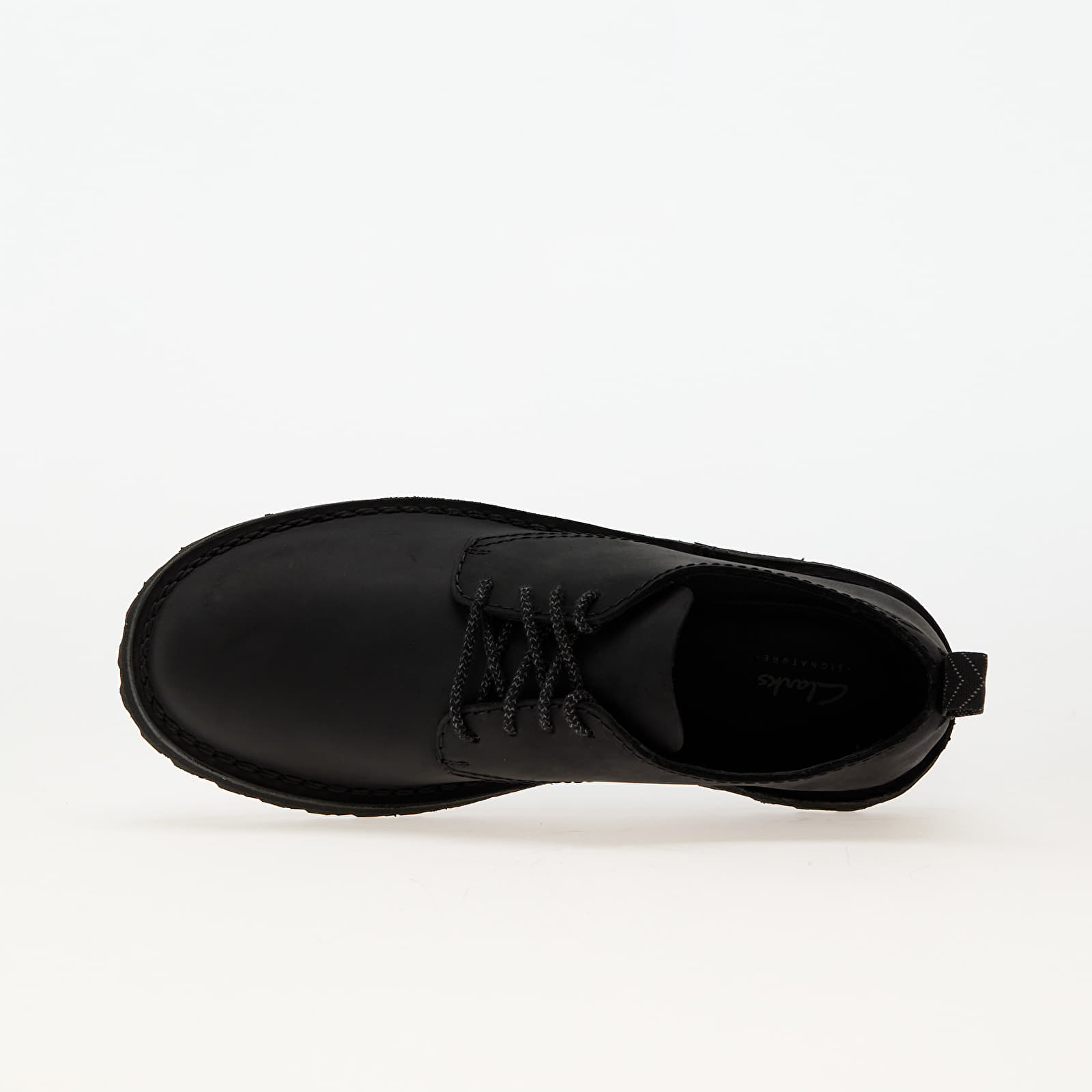 Pánské tenisky a boty Clarks Originals Solsbury Lace Black Leather