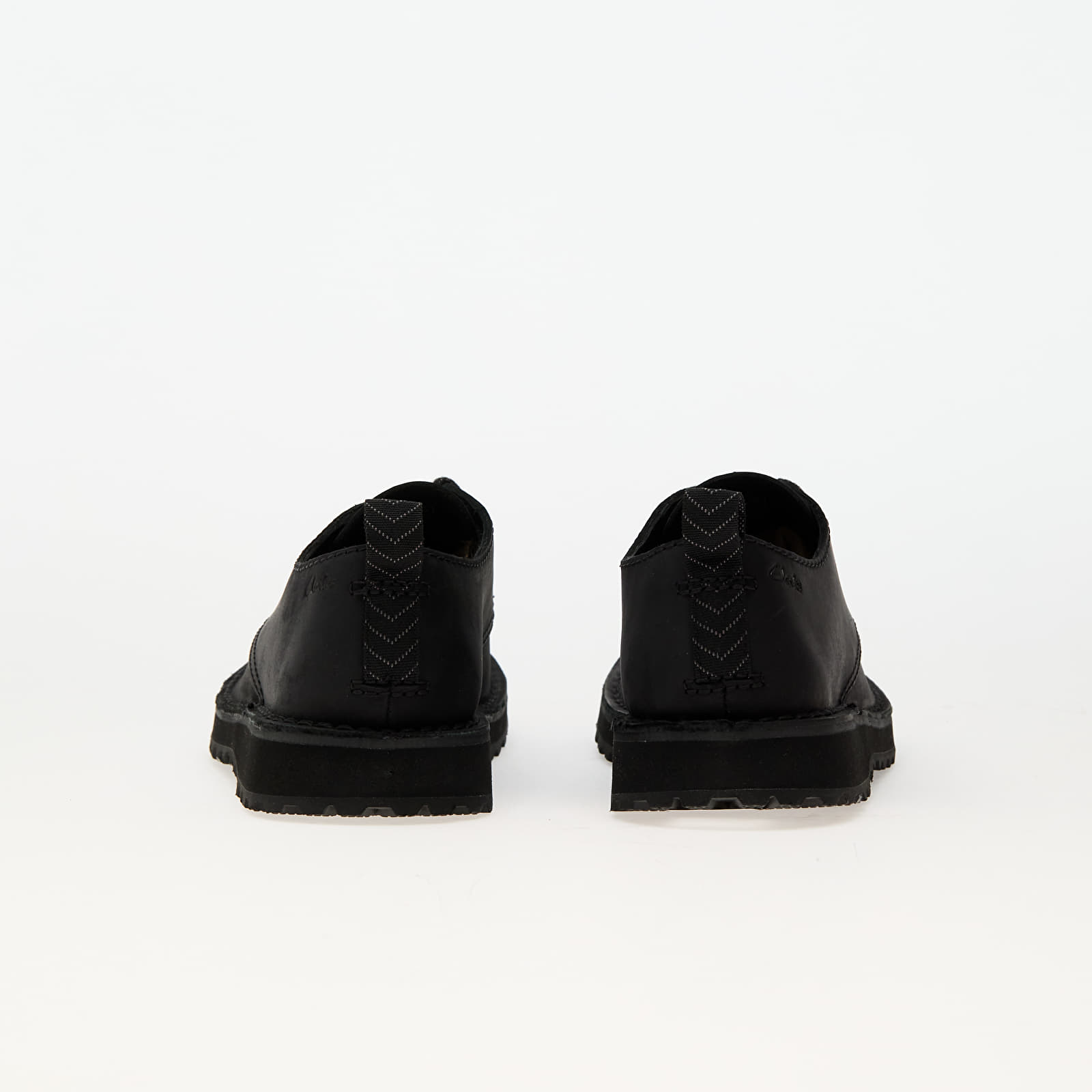 Pánské tenisky a boty Clarks Originals Solsbury Lace Black Leather
