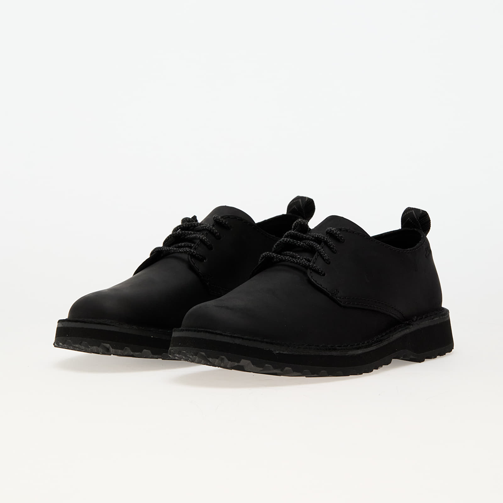 Pánské tenisky a boty Clarks Originals Solsbury Lace Black Leather