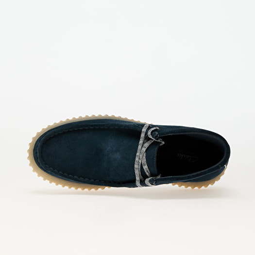 Men's shoes Clarks Torhill Hi Blue Suede Footshop