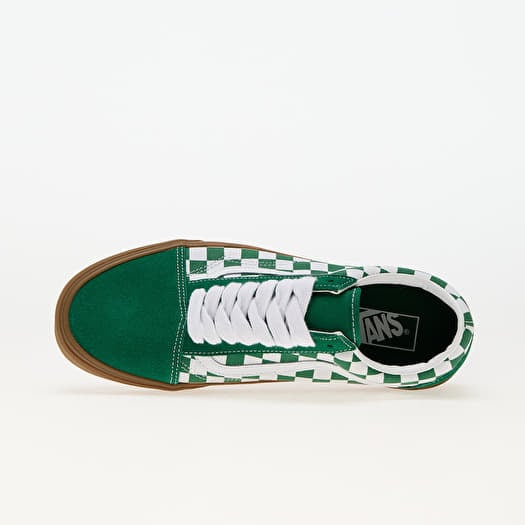 Herren Sneaker und Schuhe Vans Old Skool Fat Lace Checker Green Footshop