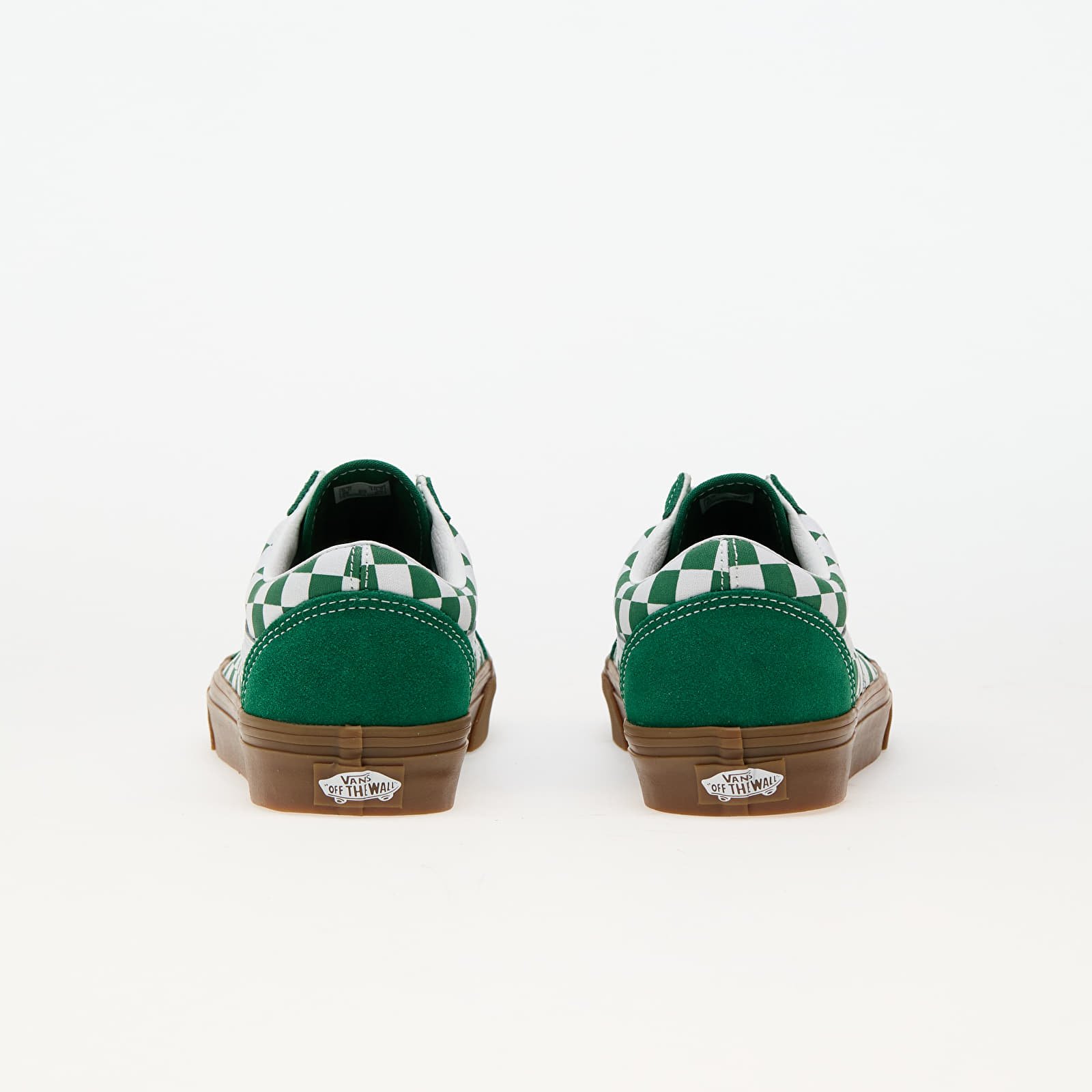 Men s shoes Vans Old Skool Fat Lace Checker Green Footshop