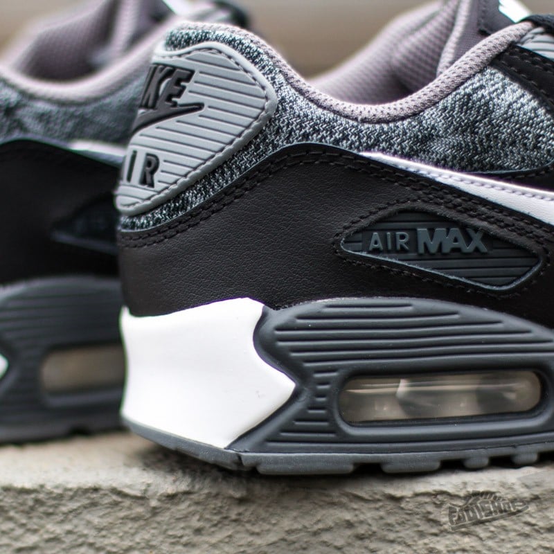 Boty nike air max 90 ltr gs (black/white anthracite) clearance
