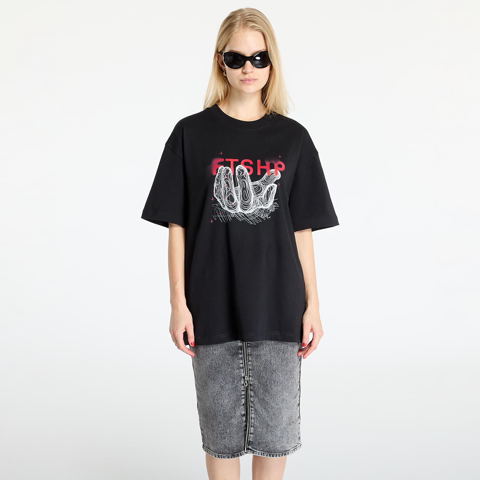Pánske tričká FTSHP Handful T-Shirt UNISEX Black