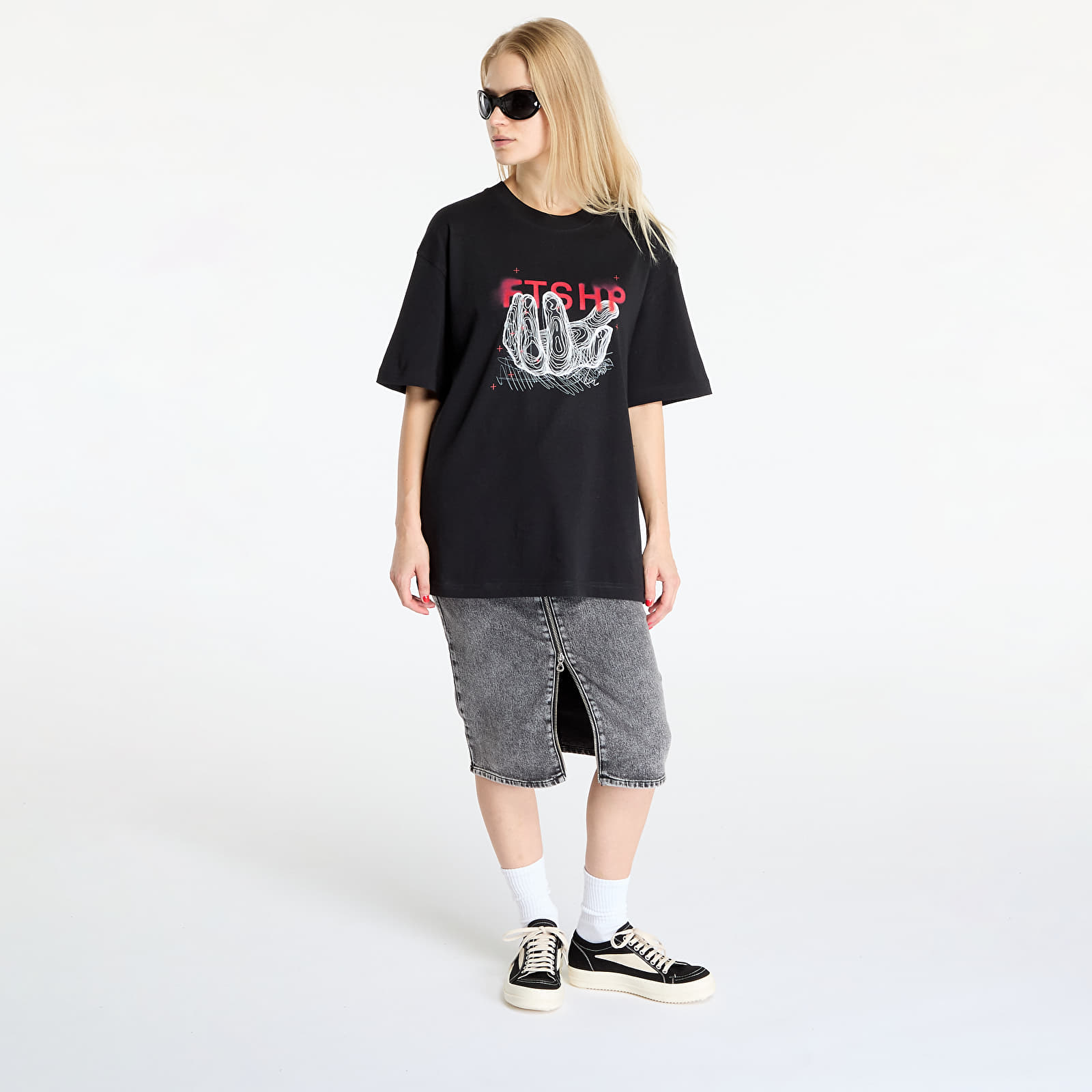 Pánske tričká FTSHP Handful T-Shirt UNISEX Black