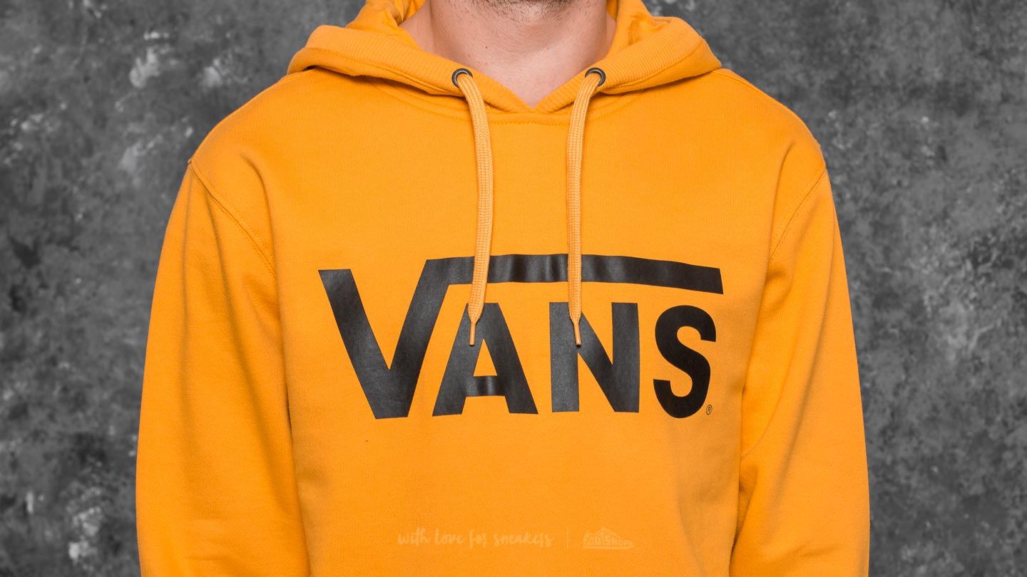 Hoodies and sweatshirts Vans Classic Pullover Hoodie Mineral Yellow Black Footshop