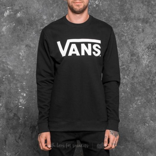 Vans black and white sweatshirt shop