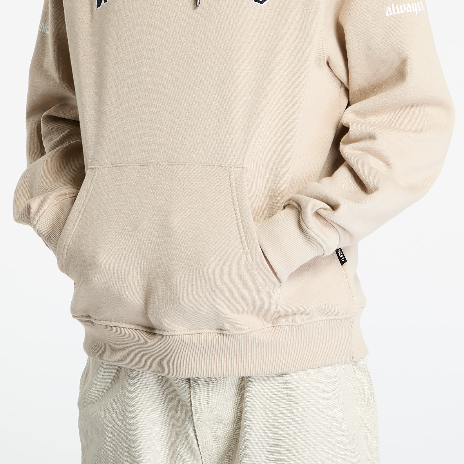 Pánské mikiny Wasted Paris United Hoodie Sand