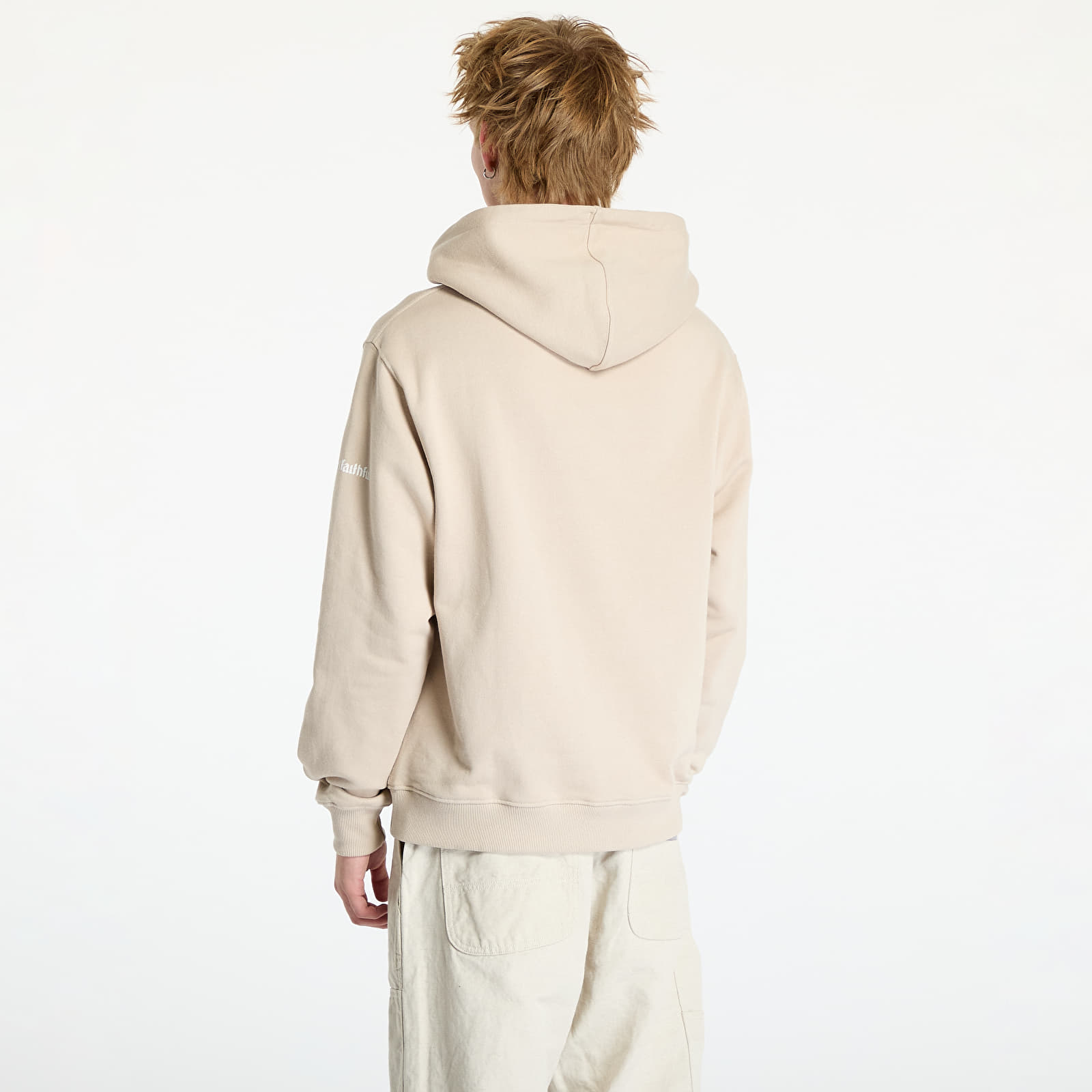 Pánské mikiny Wasted Paris United Hoodie Sand