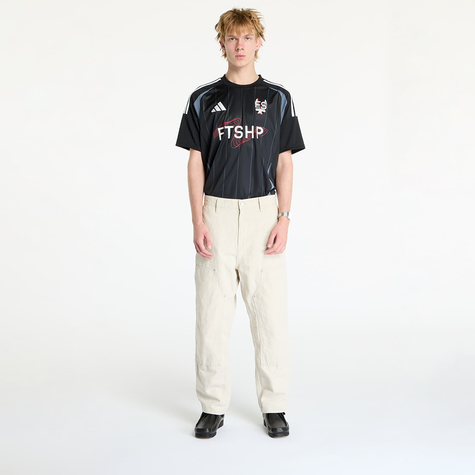 Men's trousers Carhartt WIP Walter Double Knee Pant Natural Rinsed