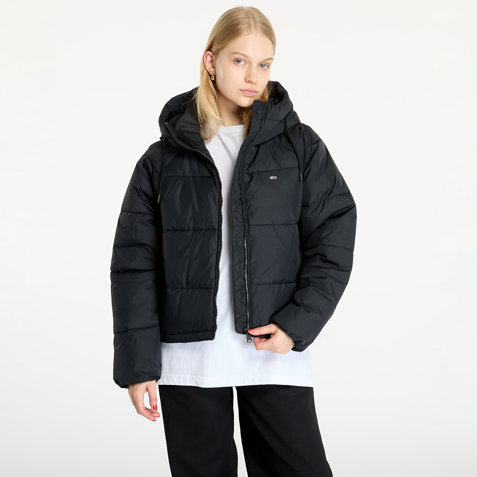 Kurtki Tommy Jeans Vail Puffer Jacket Black