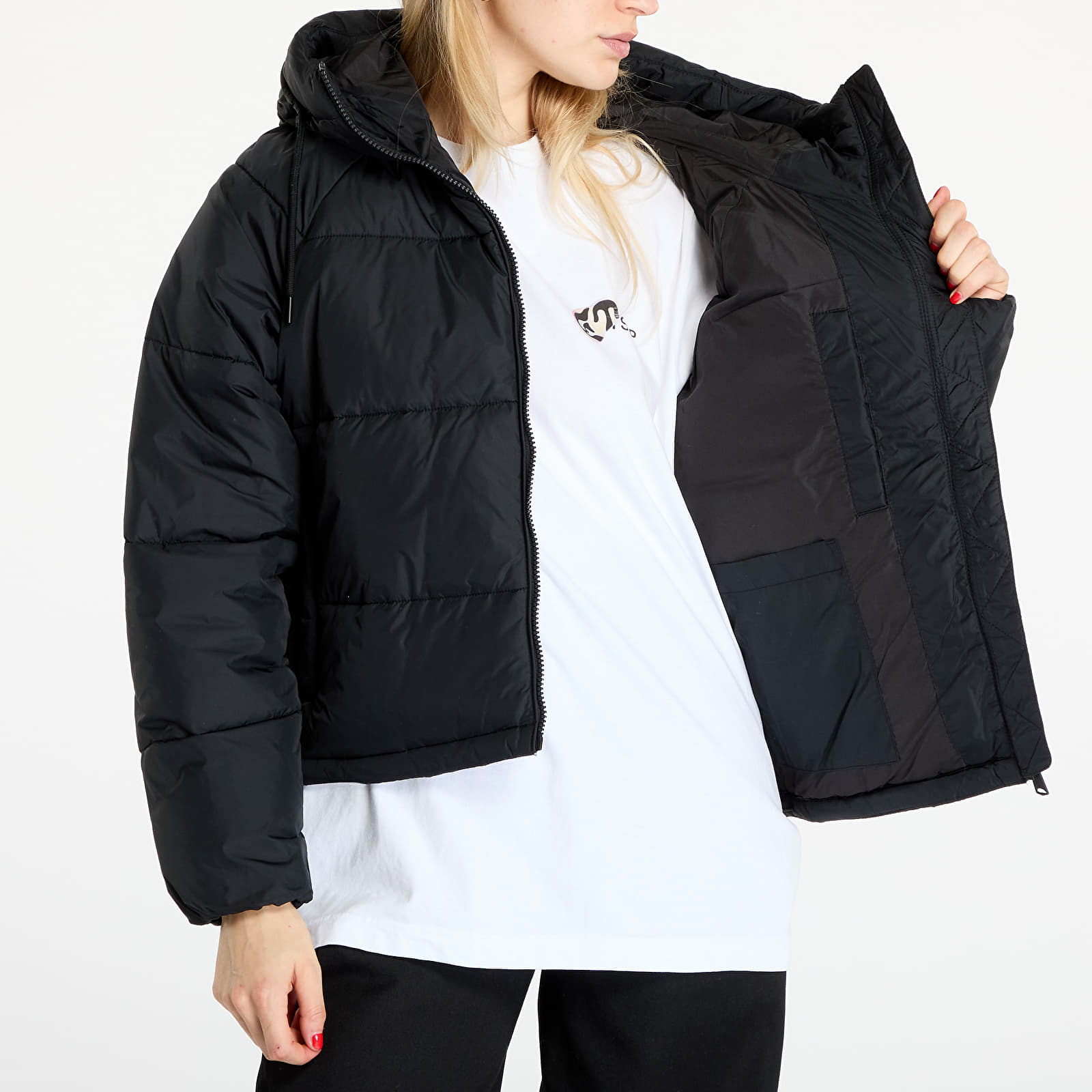 Dzsekik Tommy Jeans Vail Puffer Jacket Black