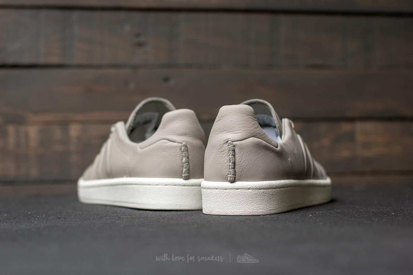 Adidas campus stitch hot sale and turn chalk white