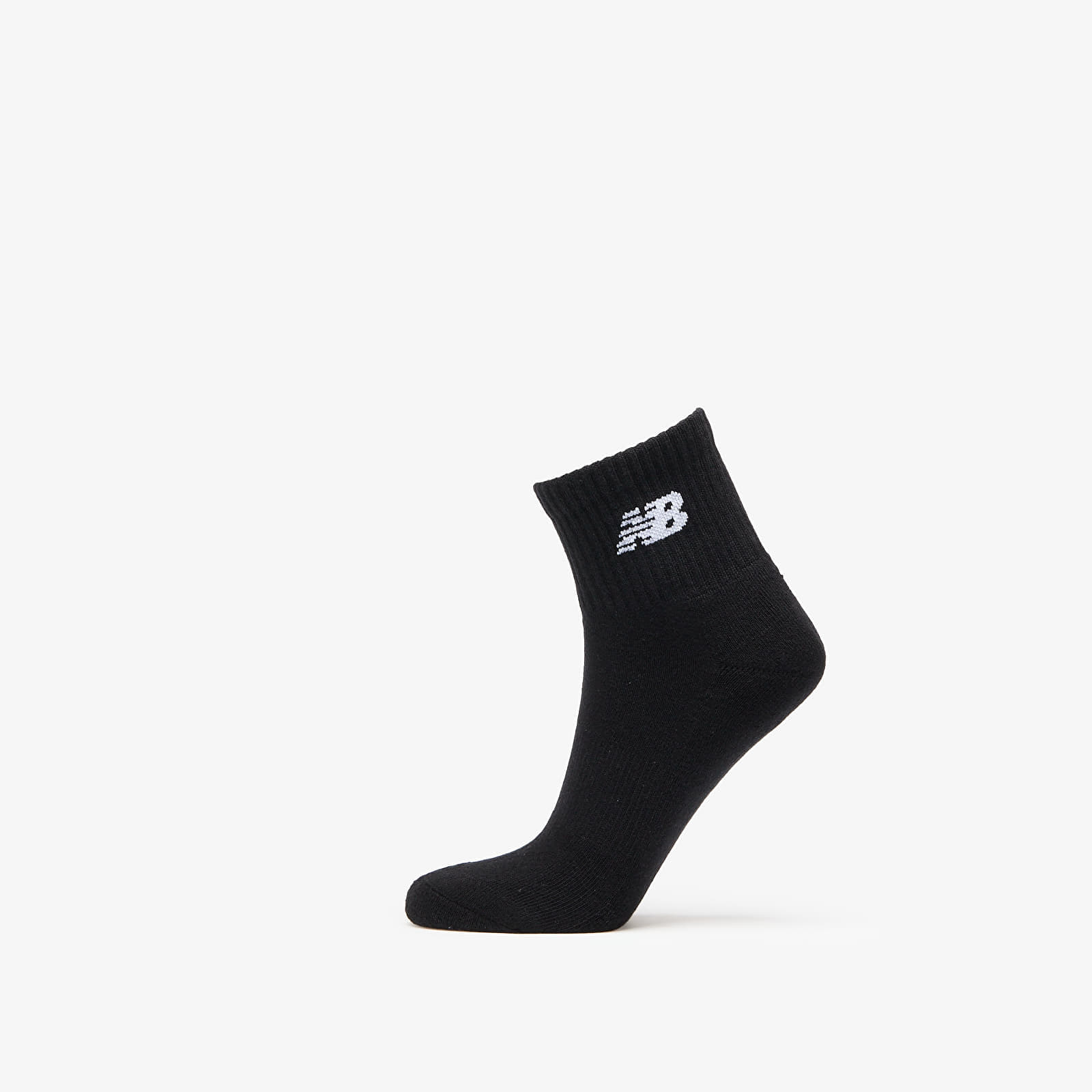 New Balance Everyday Ankle Socks 3-Pack Black - 1 | YEO