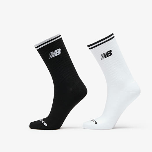 New Balance Running Stripe Midcalf Socks 2 Pack