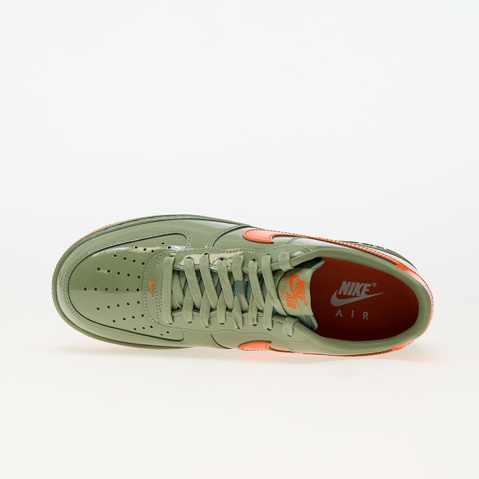 Men's shoes Nike Air Force 1 '07 Prm Oil Green/ Safety Orange-Platinum Tint