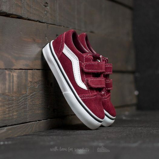 Vans old skool suede red discount