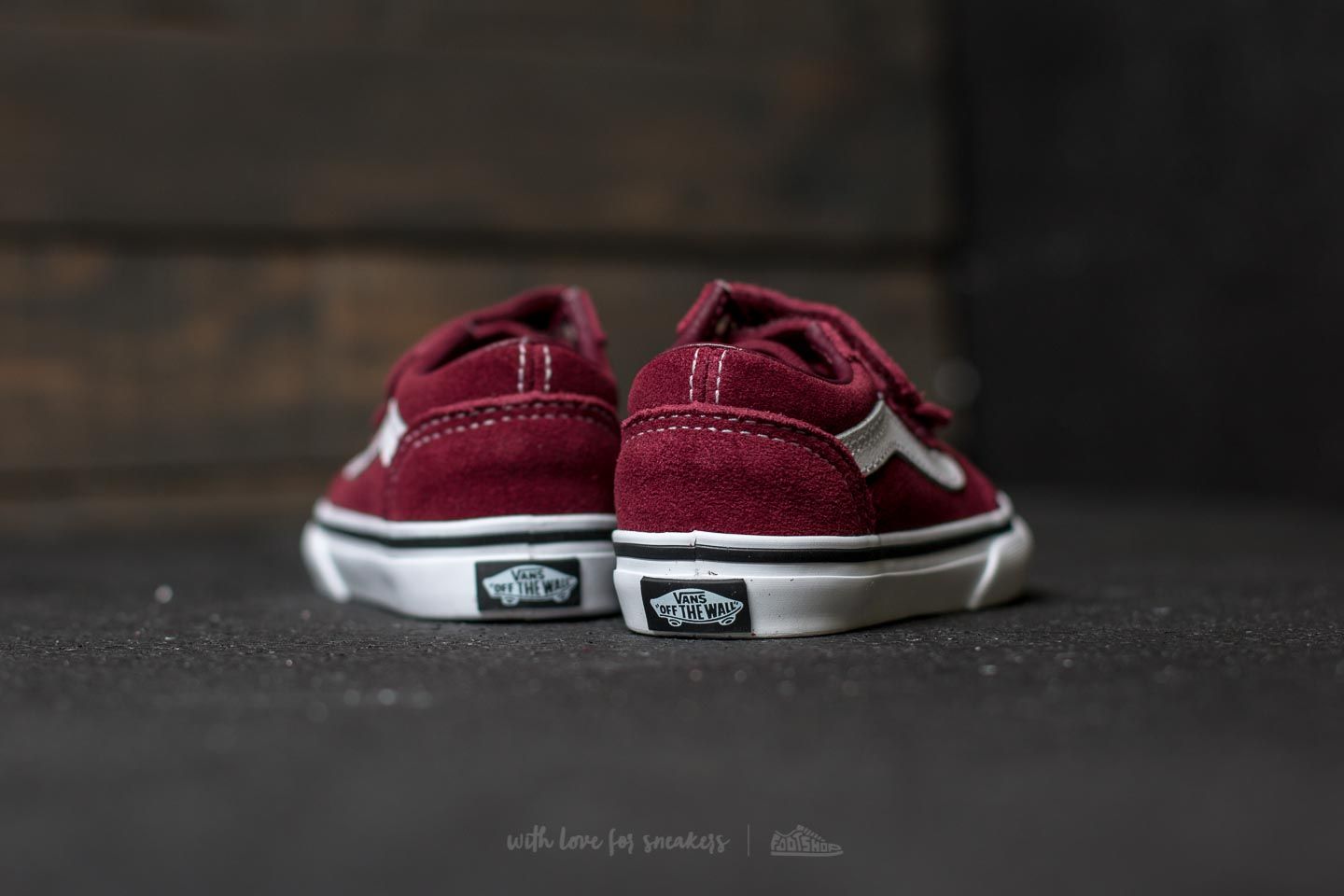 Scarpe e sneakers bambini Vans Old Skool V (Suede) Port Royale/ Black