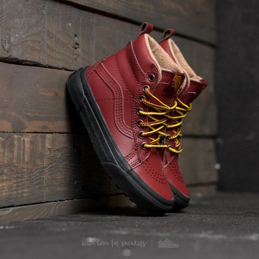 Vans sk8 hi madder brown outlet
