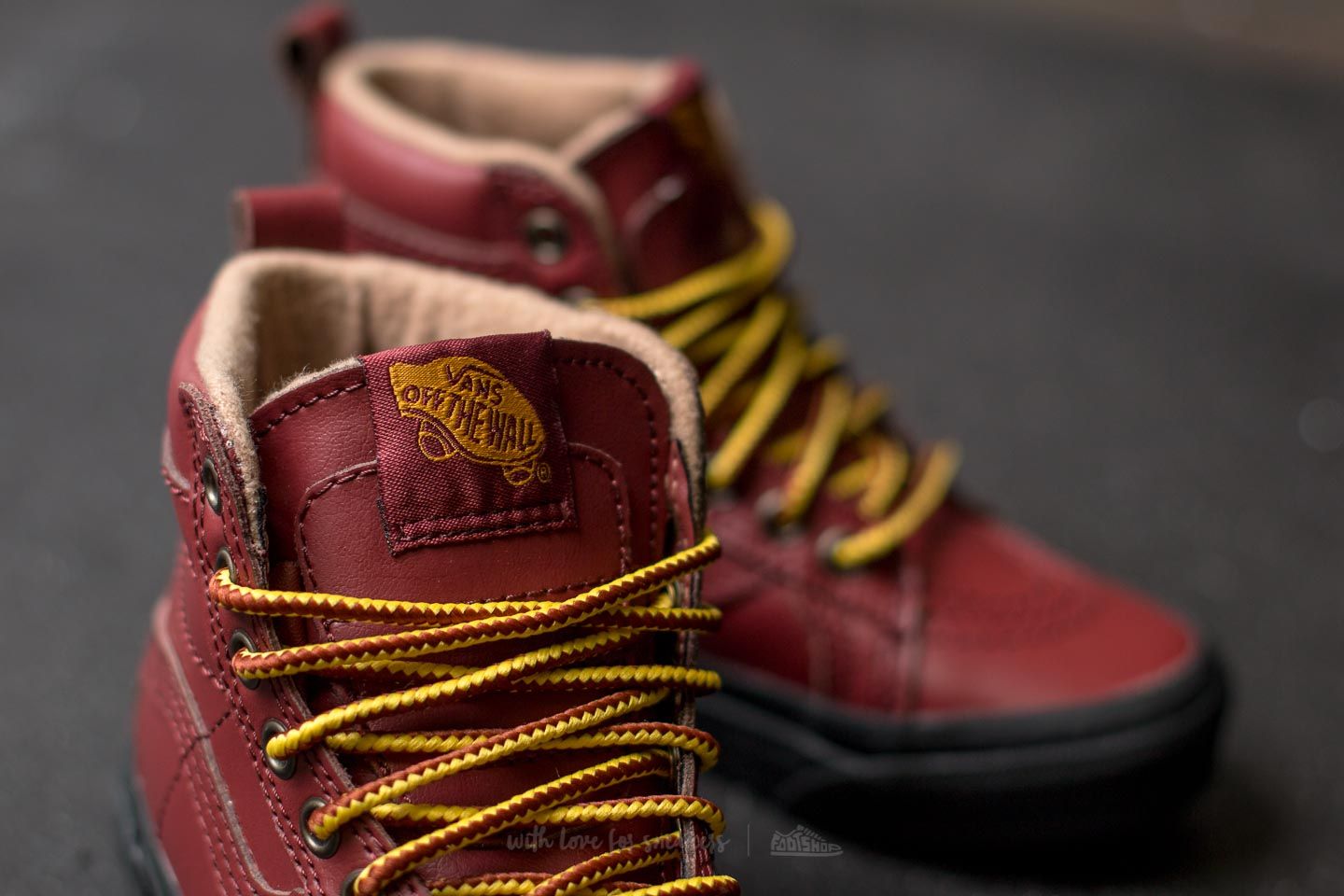 Sneaker und Schuhe f r Kinder Vans Sk8 Hi MTE Madder Brown