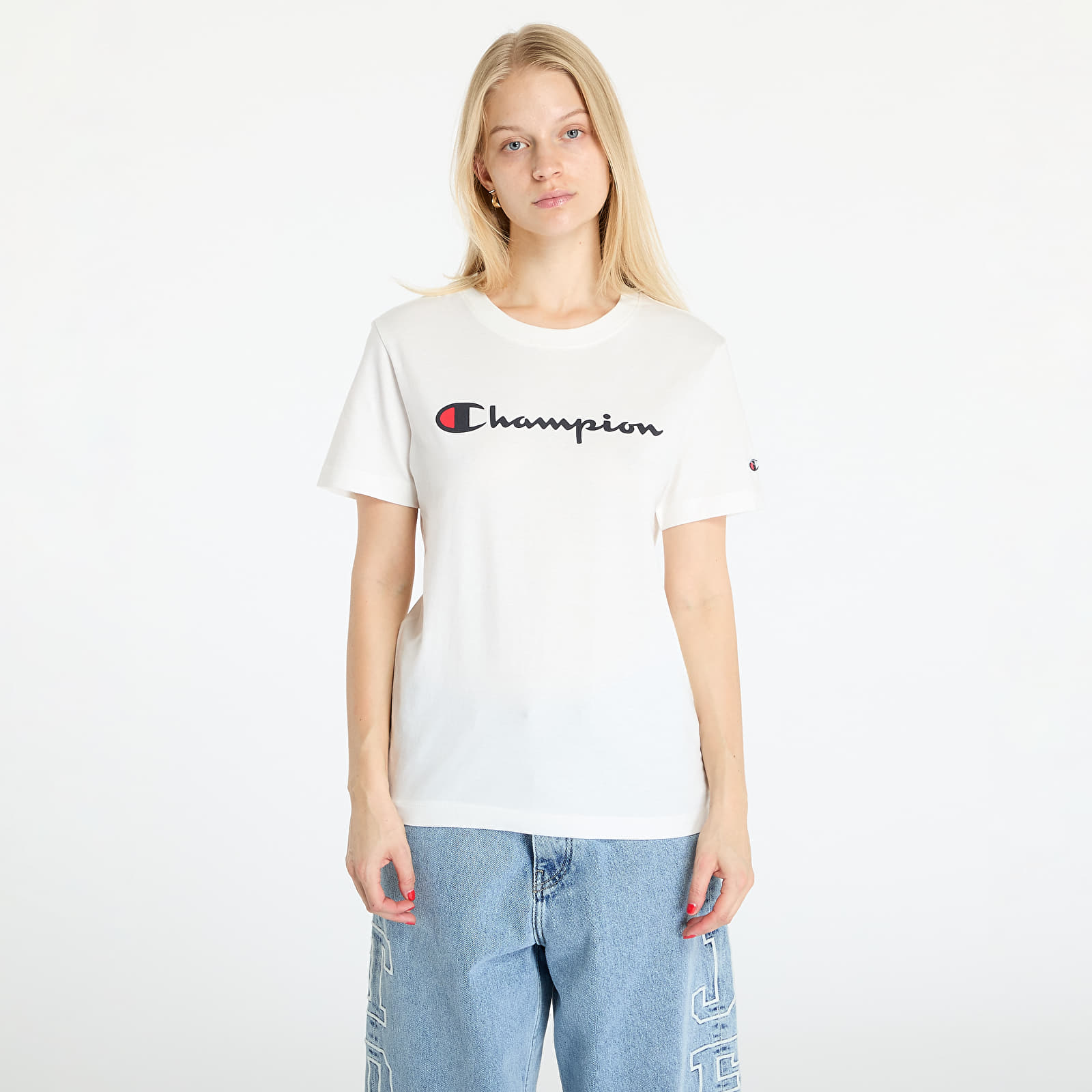 Дамски тениски Champion SS Tee White