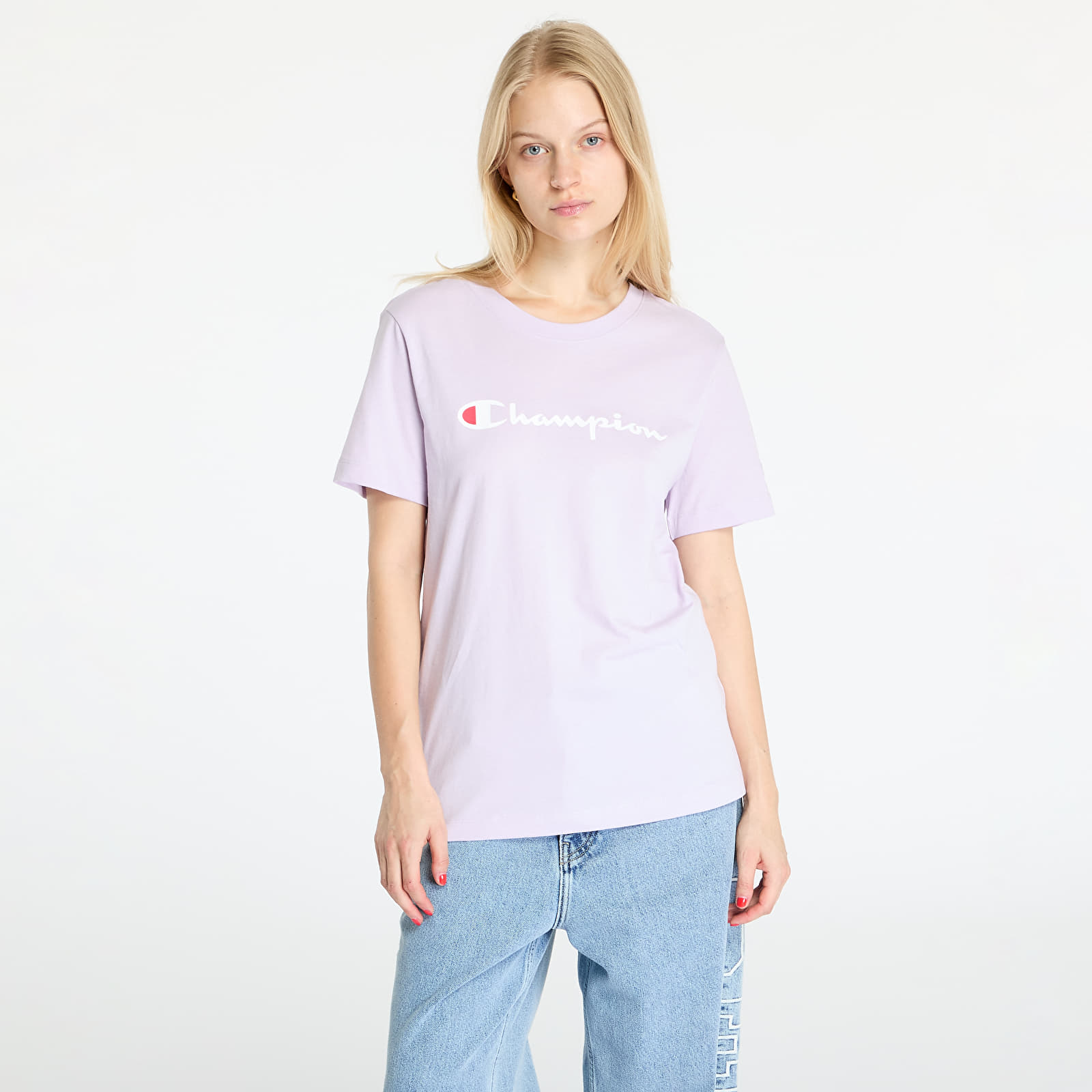 Női pólók  Champion SS Tee Purple