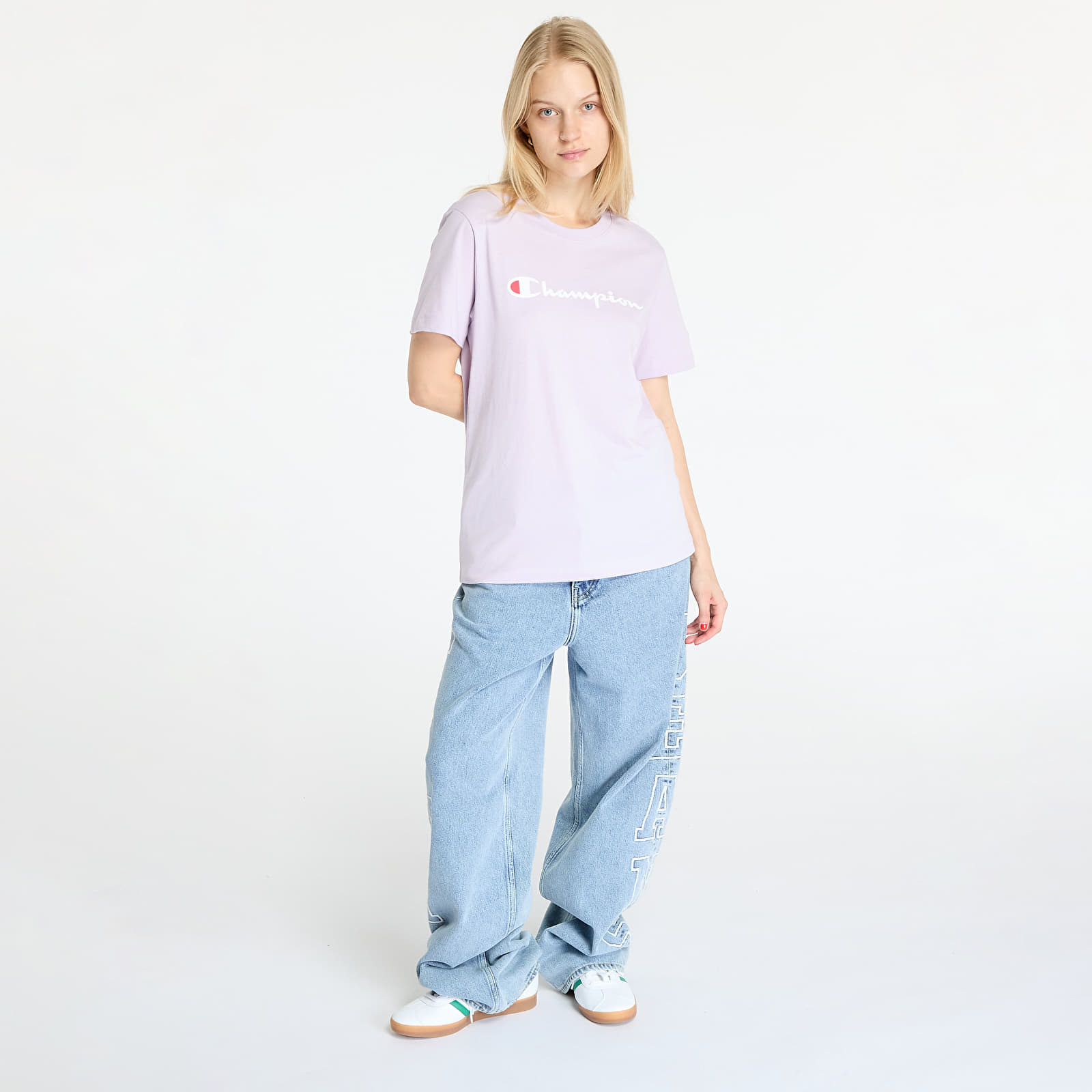 Női pólók  Champion SS Tee Purple