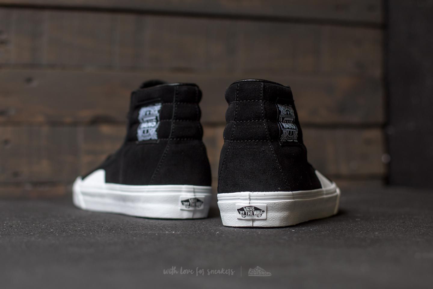 Herren Sneaker und Schuhe Vans Style 238 Native Suede Black White Footshop