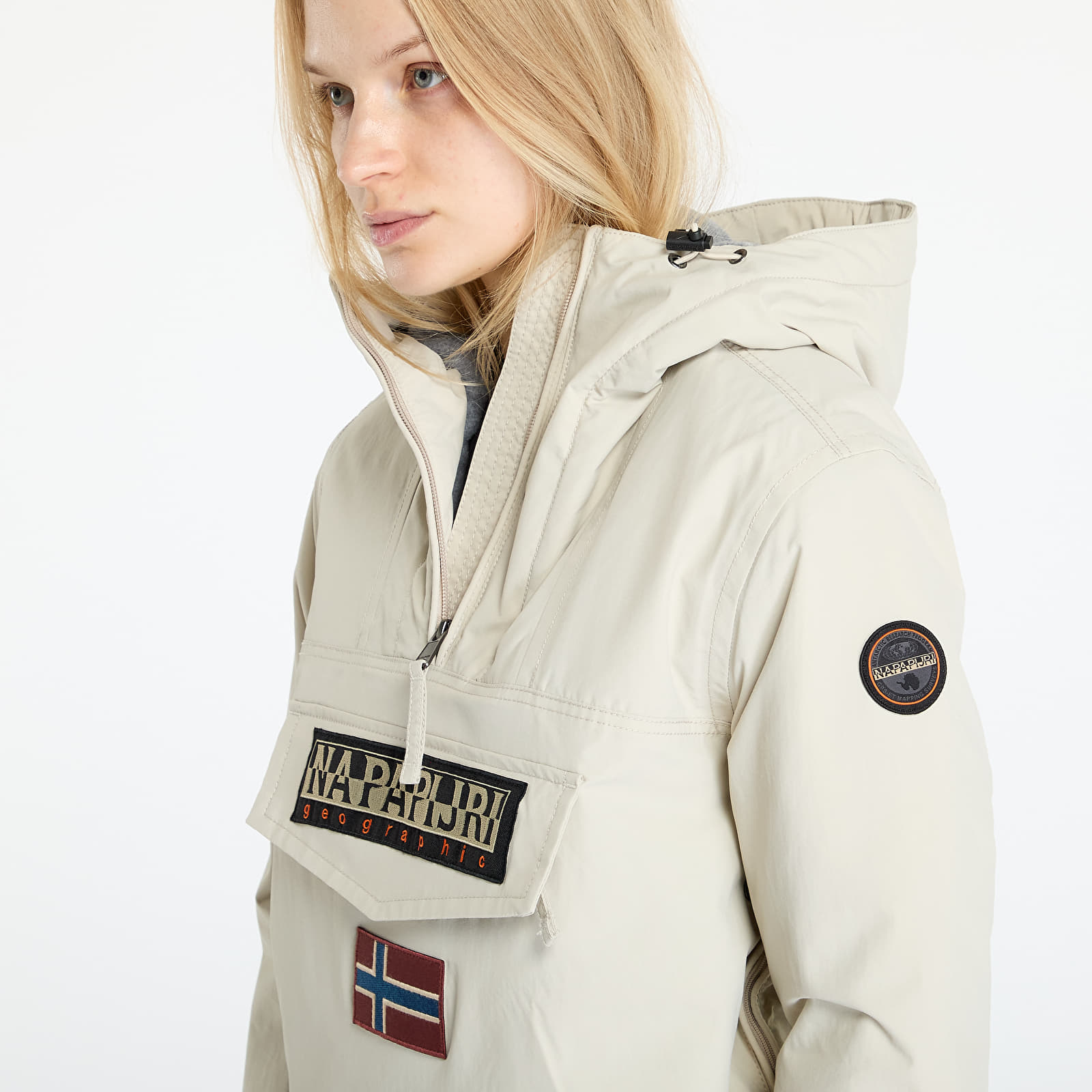 Women's jackets Napapijri Rainforest W Wint 5 Beige/ Silver
