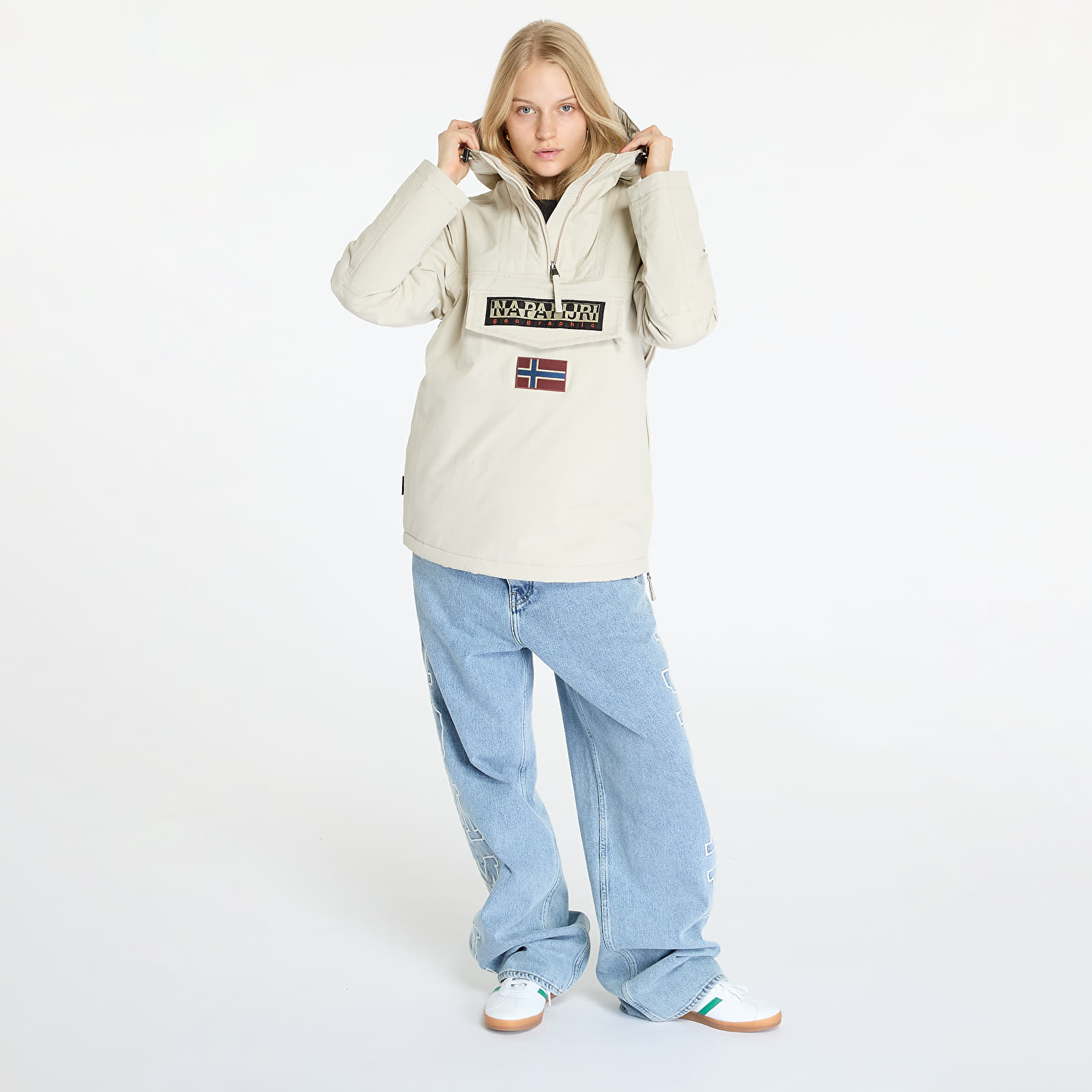 Women's jackets Napapijri Rainforest W Wint 5 Beige/ Silver