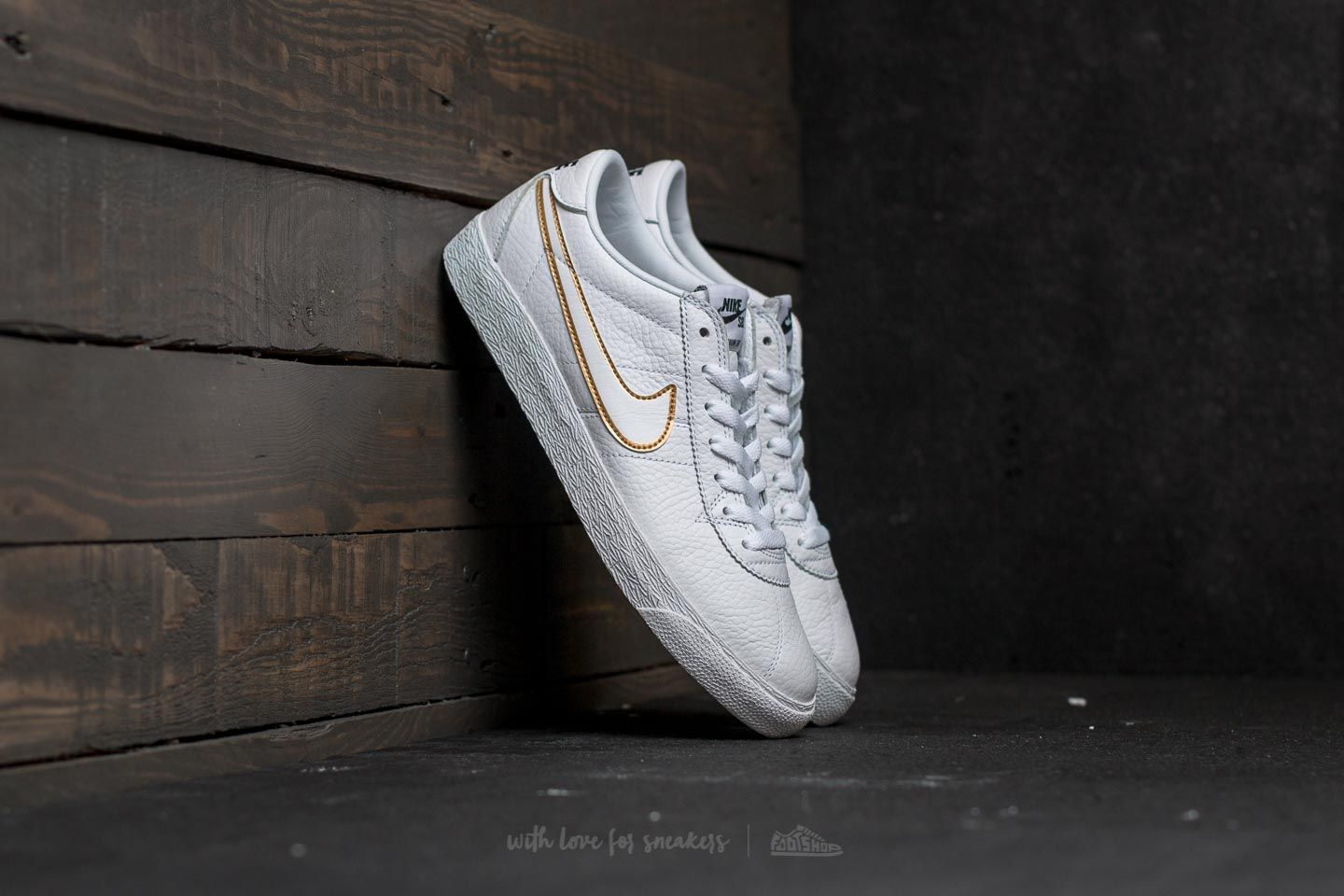 Men's shoes Nike SB Bruin Zoom Premium SE White/ White-Metallic Gold