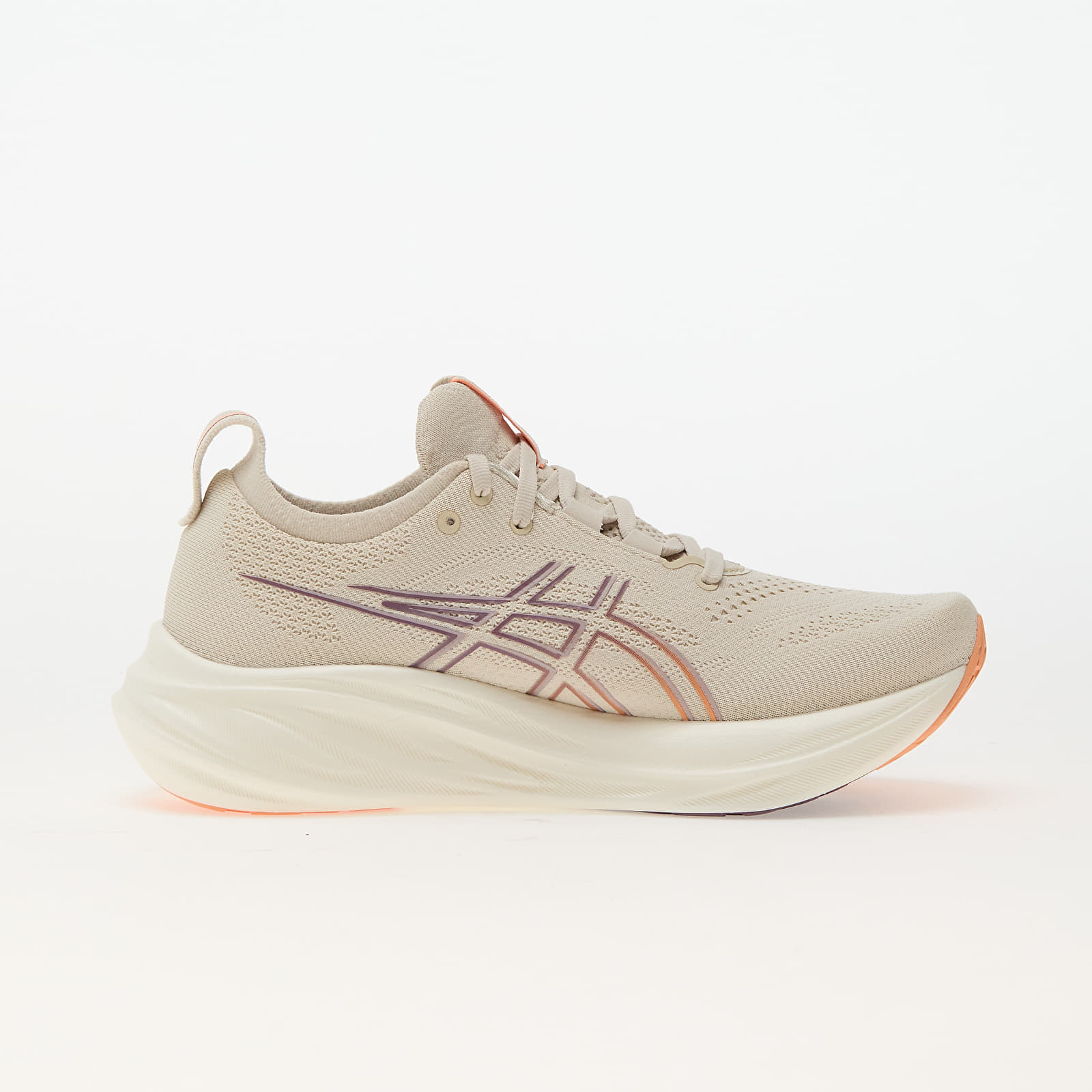 Women's shoes Asics Gel-Nimbus 26 Oatmeal/ Faded Orange