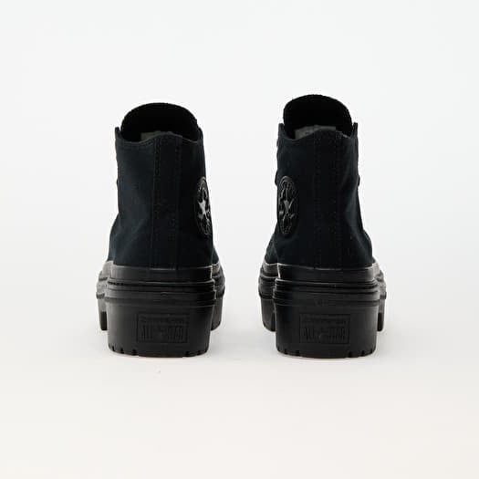 Solid black converse shoes store