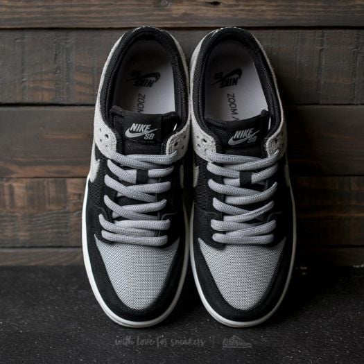 Men s shoes Nike SB Zoom Dunk Low Pro Black Wolf Grey White White Footshop