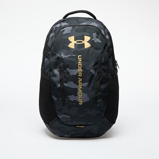 Under Armour Hustle 6.0 Backpack Black/ Black/ Metallic Gold
