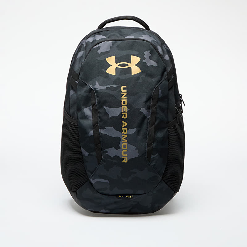 Plecak Under Armour Hustle 6.0 Backpack Black/ Black/ Metallic Gold