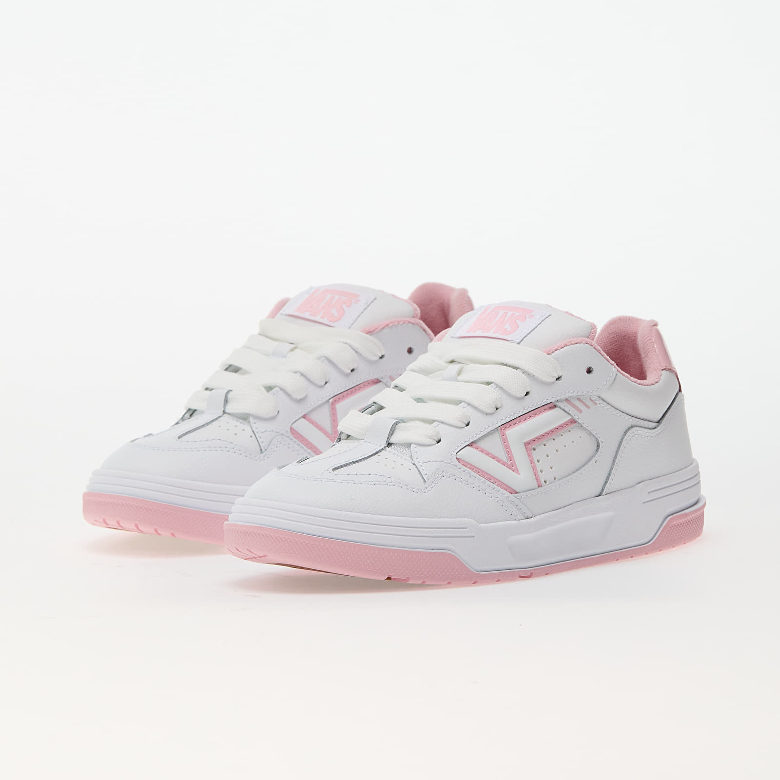 Férfi cipők Vans Upland Leather White/ Pink
