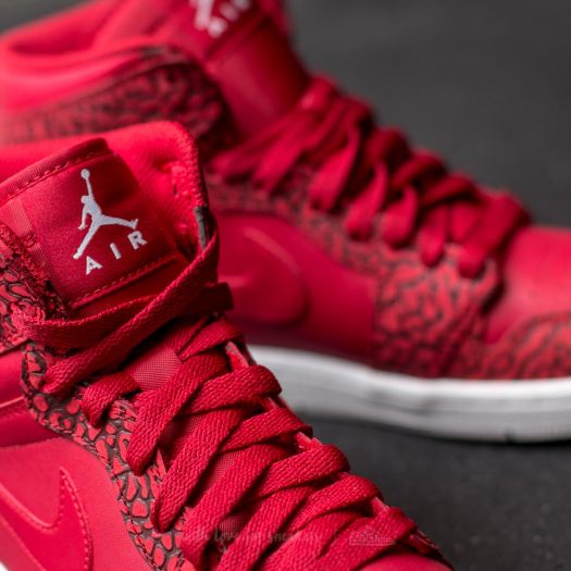 Air jordan 1 mid team red gym red  and  white new arrivals