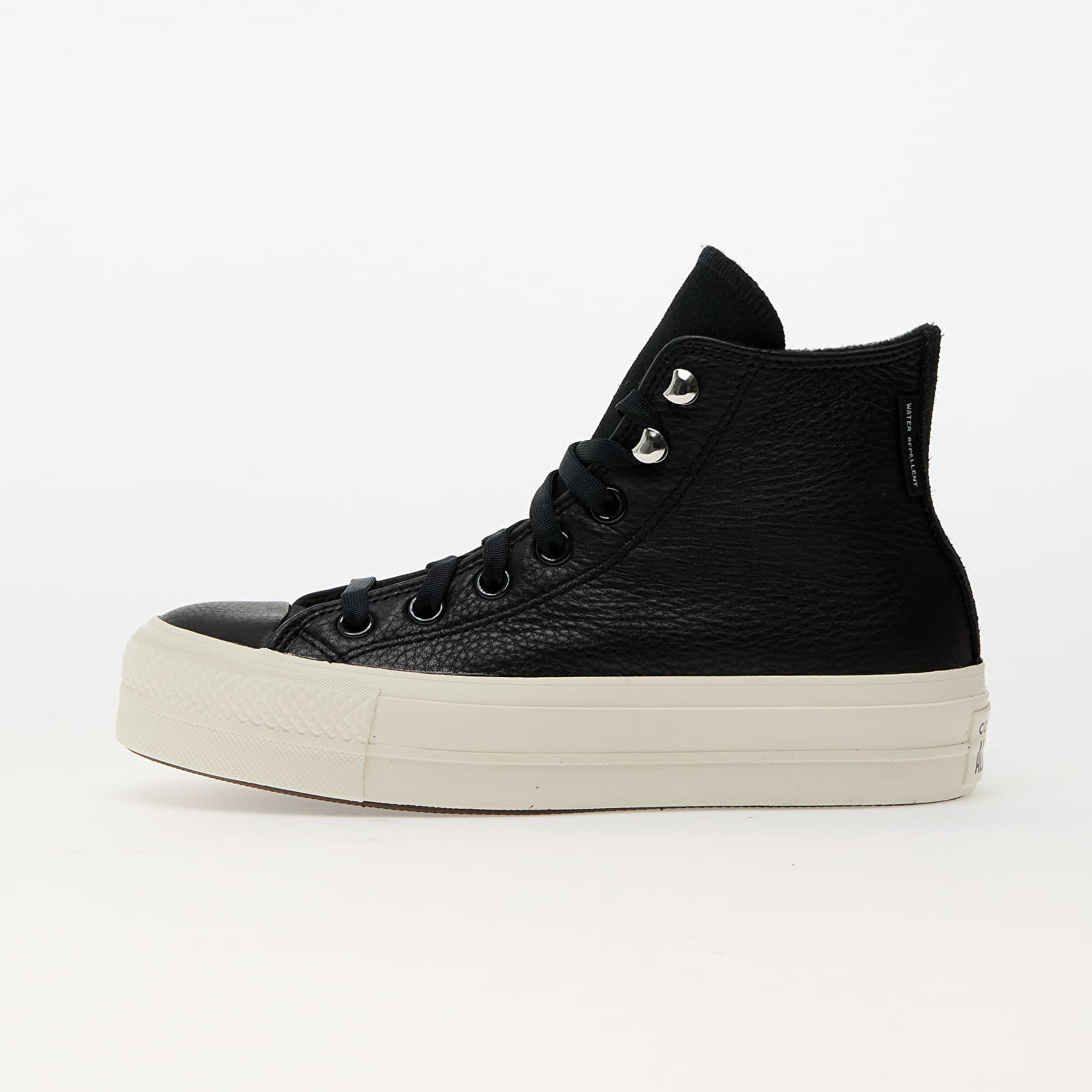 Sneakers Converse Chuck Taylor All Star Lift Platform Water Repellent Leather Black/ Black/ Egret EUR 36