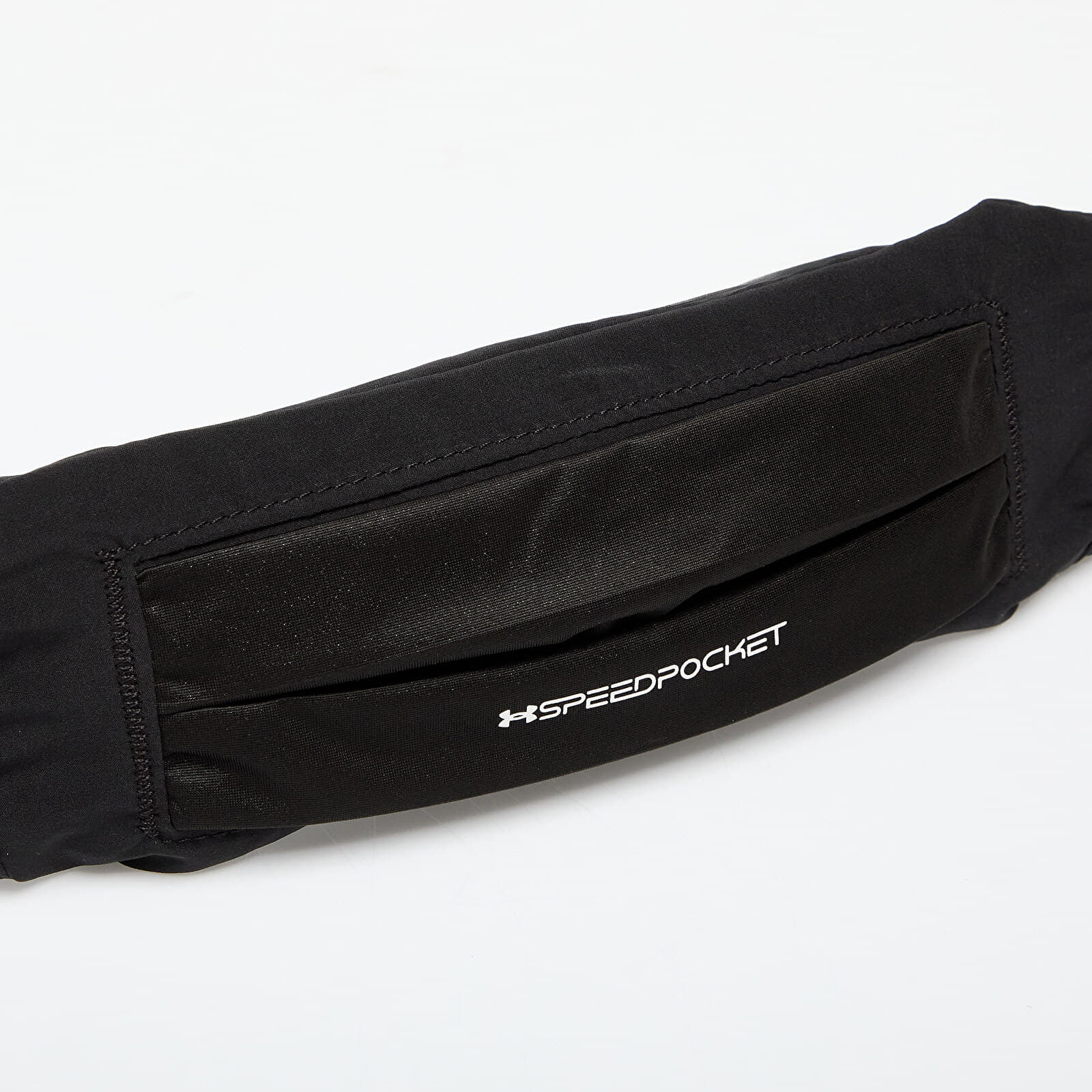 Gürteltaschen Under Armour Flex Speedpocket Run Belt Black/ Black/ Reflective