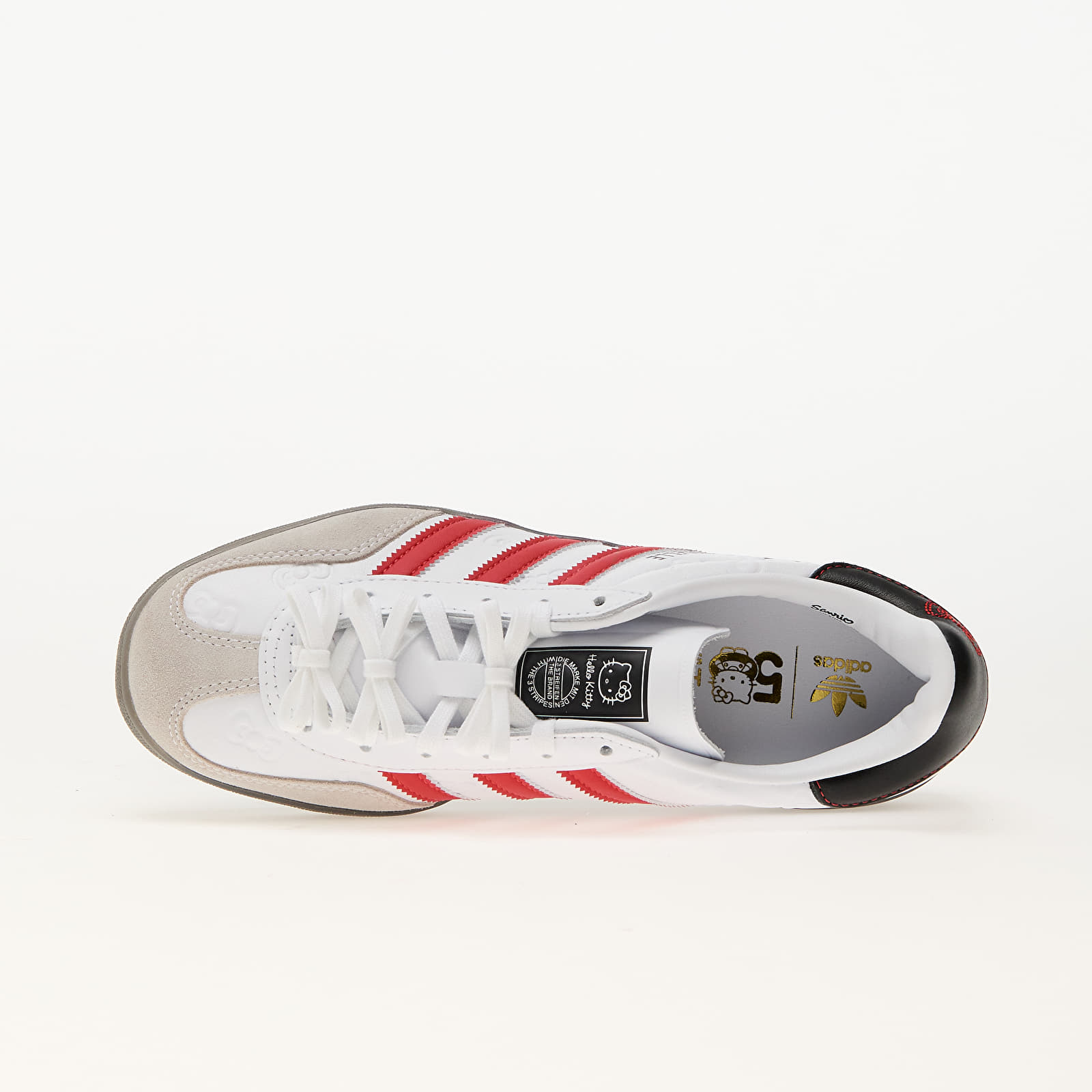Moteriška avalynė adidas Gazelle Indoor W Ftw White/ Red/ Core Black