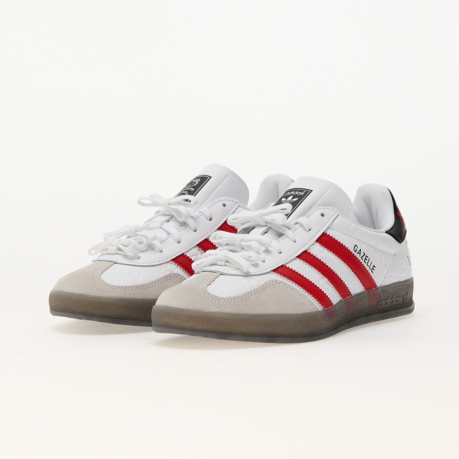 Moteriška avalynė adidas Gazelle Indoor W Ftw White/ Red/ Core Black