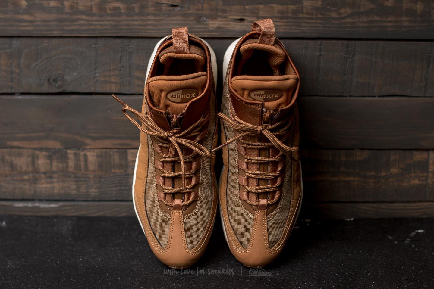 Nike air max shop 95 sneakerboot brown