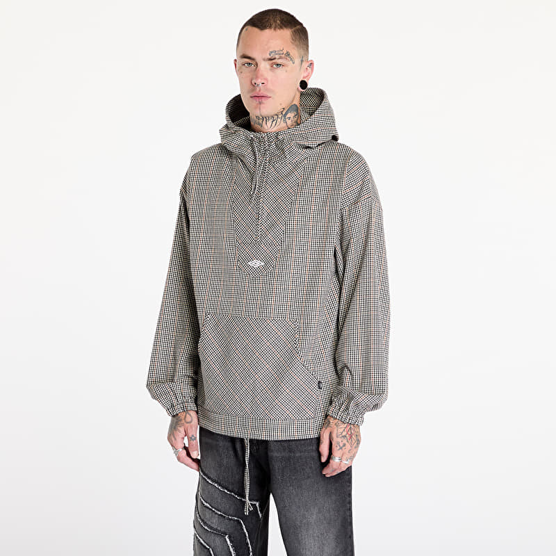 新品 UMBRO SLAM JAM アノラックパーカー ナイロン ジャケット Umbro by Slam Jam Masked Club Check Anorak Jacket Black/ White