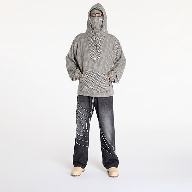 Umbro by Slam Jam Masked Club Check Anorak Jacket Black/ White